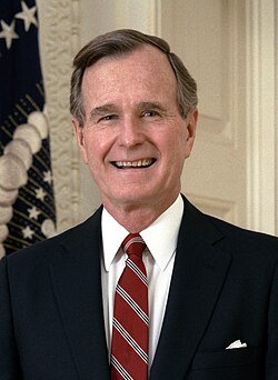 Bush's presidential portrait, 1989