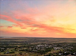 Sunset in Luhansk