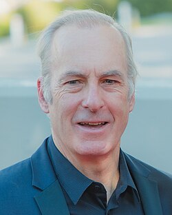 Head shot of Odenkirk smiling