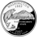 Washington quarter dollar coin