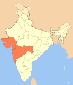 States and union territories in Western India