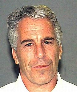 Mug shot of Epstein, 2006, smiling