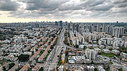 Jabotinsky Street in Petah Tikva