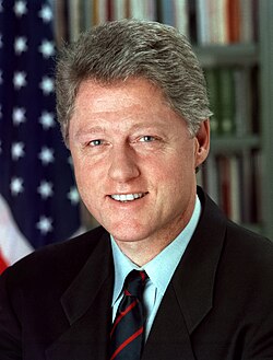 Clinton's official presidential portrait, 1993