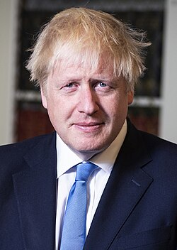 Official portrait of Boris Johnson as prime minister